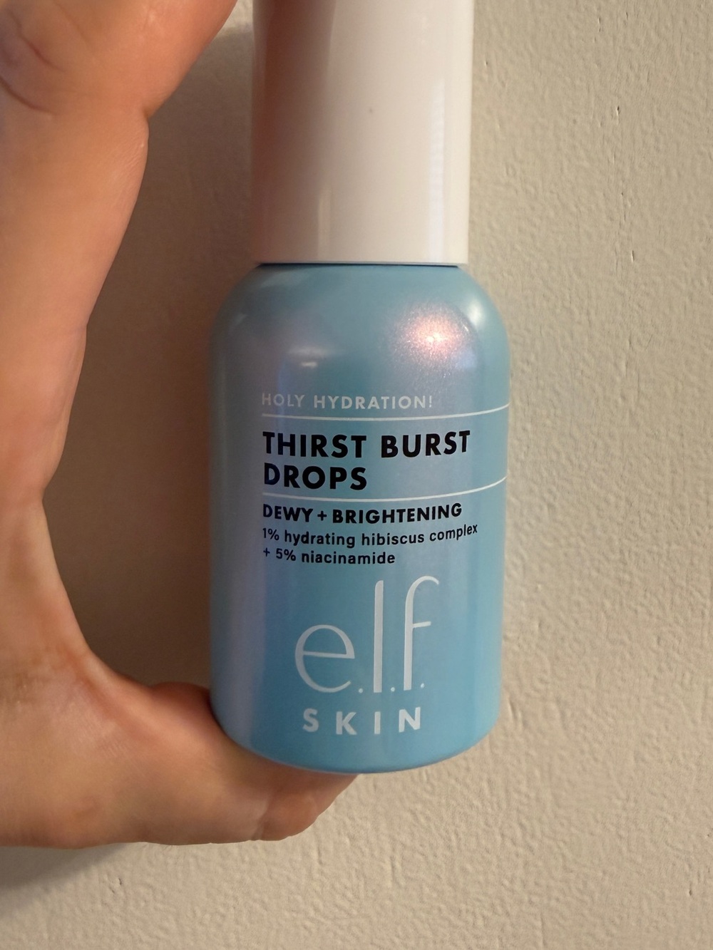E.L.F Skin Thirst Burst Drops Hydrating Serum - Light Blue
